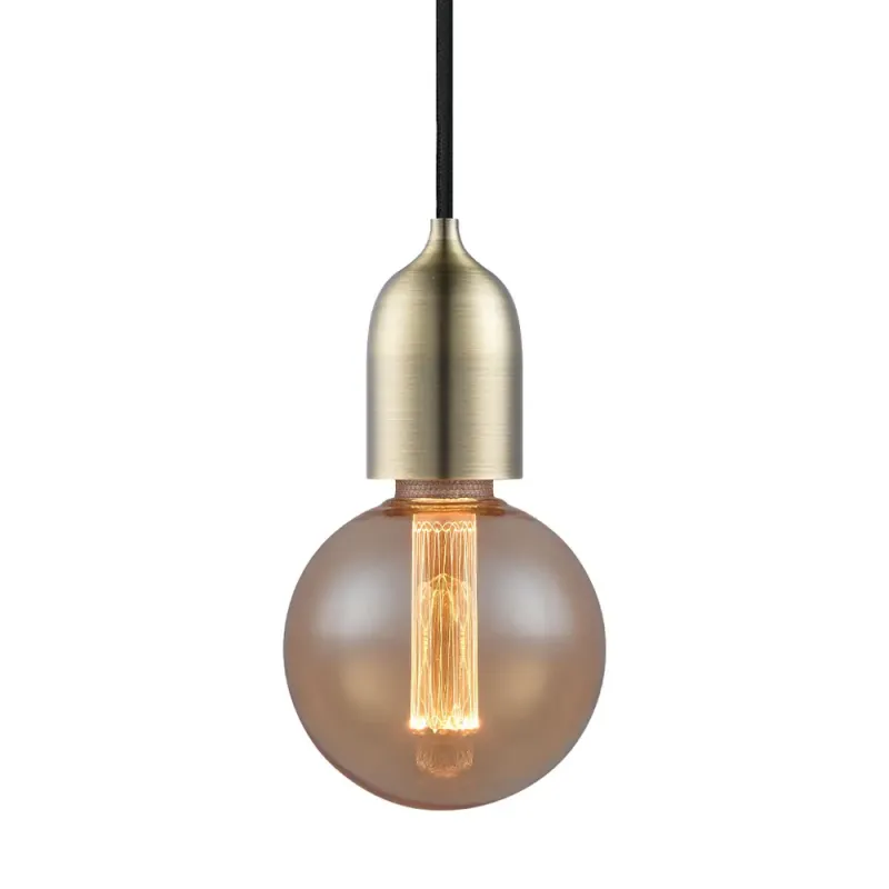 Halo Design Classic Fatningssæt E27 Antik Messing 739974