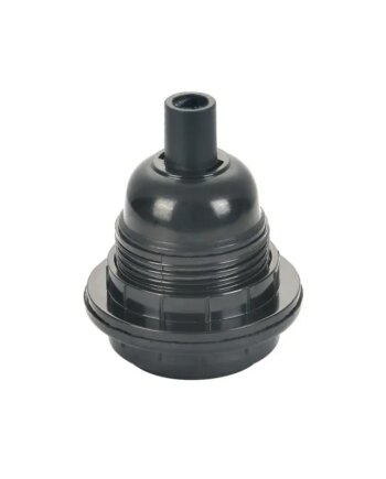 Halo Design Fatning  Metal   Omløber E27 Sort 717781