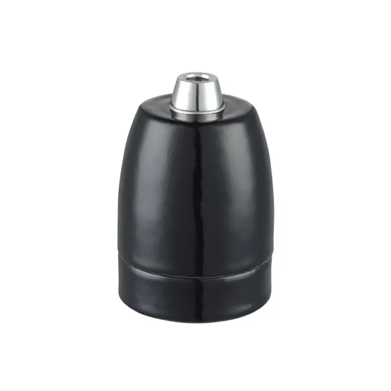 Halo Design Fatning  Porcelæn  E27 Sort 717408