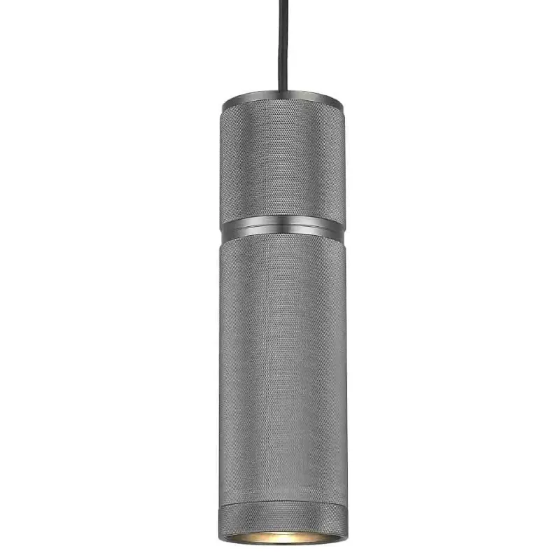Halo Design Halo- The Pendant Cylinder Pendel Metal Gun Black ø12 5m Kabel