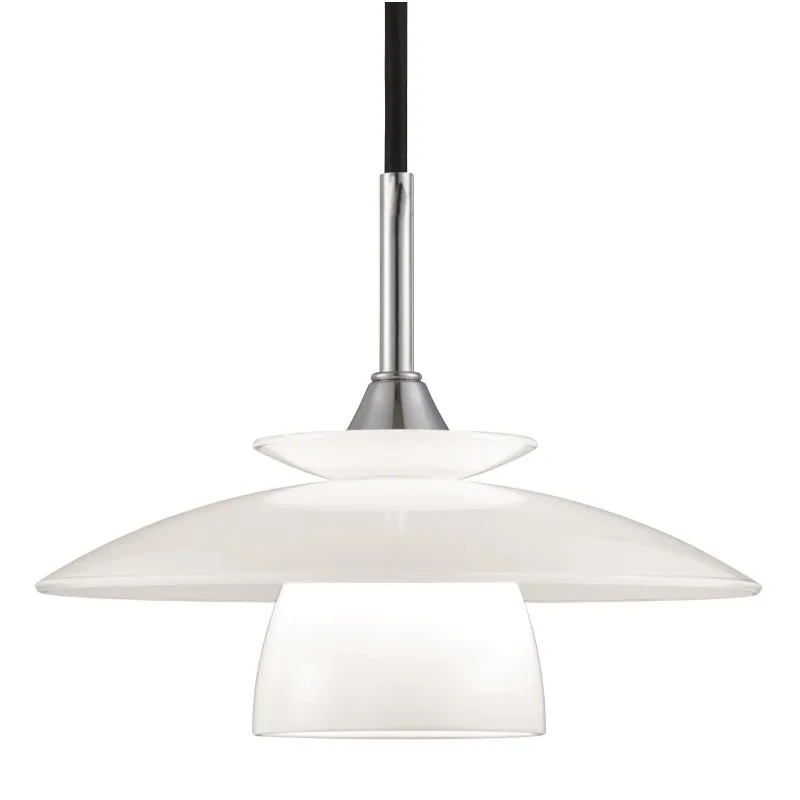 Halo Design Scandinavia Pendel ø20 Opal Krom