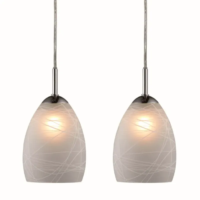 Halo Design Winner Pendel Sæt 2l Mat-deco-glas 730438