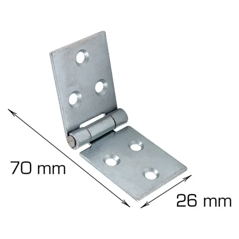 Home It Bladhængsel Med Skruer 26 70 Mm Elforzinket Stk
