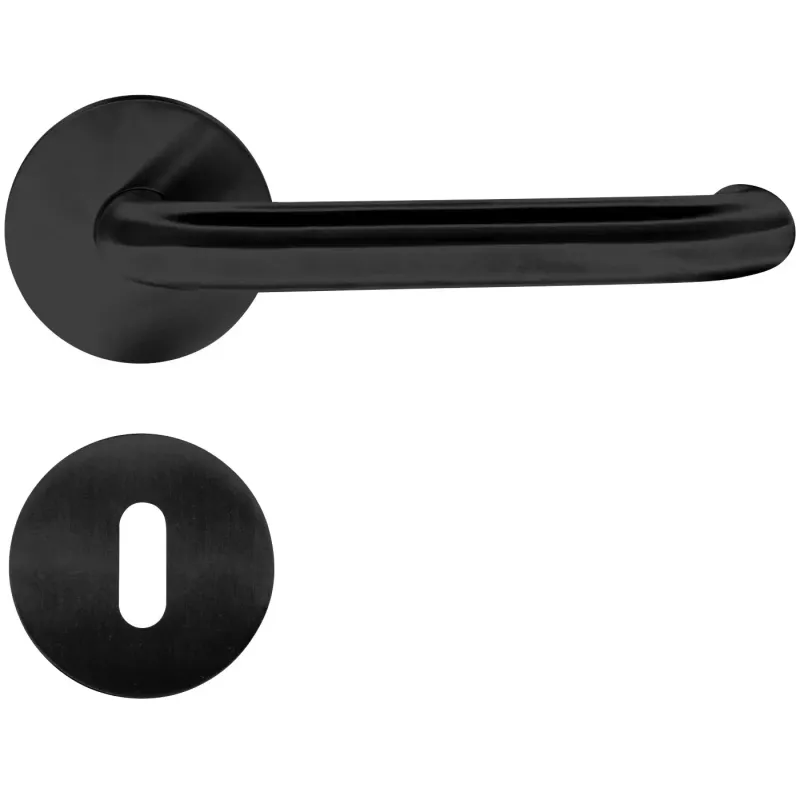 Home-it Dørgreb Med  -greb 16 Mm Matsort