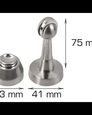 Home-it Dørholder Med Magnet 75   41 Mm Krom