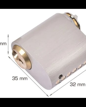 Home-it Oval Cylinder Med   Stifter Med   Nøgler    Stk