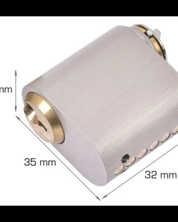 Home-it Oval Cylinder Med   Stifter Med   Nøgler    Stk