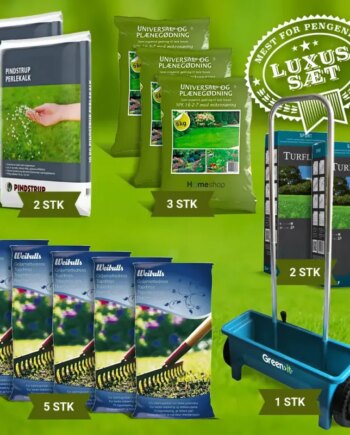 Homeshop Deluxe Plænepakke 200m2 Pakke   Med Strøvogn
