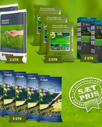 Homeshop Deluxe Plænepakke 200m2 Pakke   Uden Strøvogn