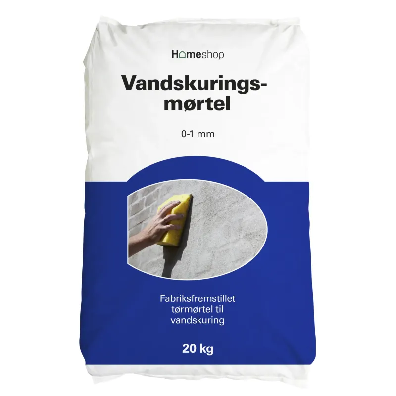 Homeshop Mørtel    20kg Vandskuringsmørtel  -  Mm