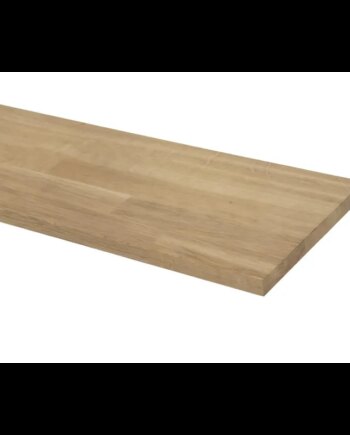 Hylde Massivtræ Eg  Ubehandlet 1000x200x18 Mm