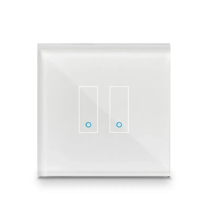 Iotty Smart Switch Double Button Faceplate Design Your Own Smart Switch Colour: White