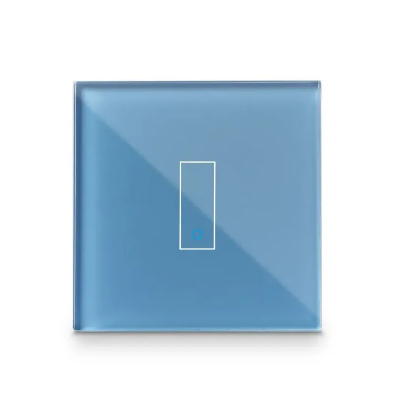 Iotty Smart Switch Single Button Faceplate Design Your Own Smart Switch Colour: Cyan