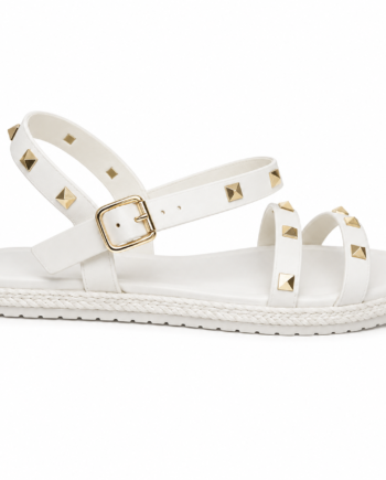 Ivory Stud Sandal 41