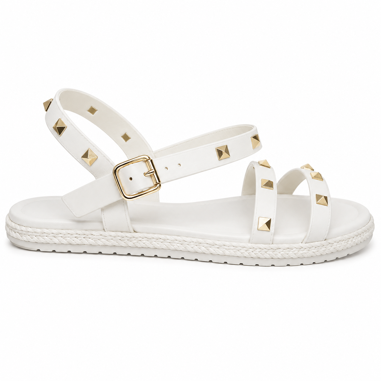 Ivory Stud Sandal 41
