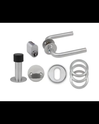 Jasa Kombisæt  -form 19mm Greb Vrider  Unicylringe  Dørstop   Cyl  13398
