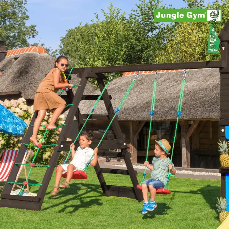 Jungle Gym Climb Modul   Tra Komplet  Grundmalet Sort 806-256