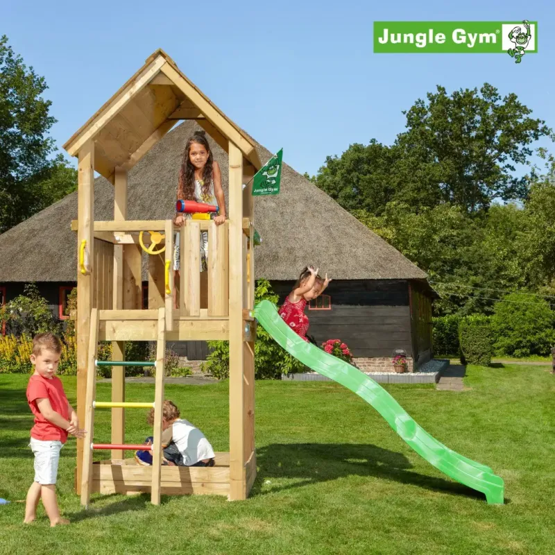 Jungle Gym Club Legetårn Komplet Ekskl  Rutschebane 804-284b