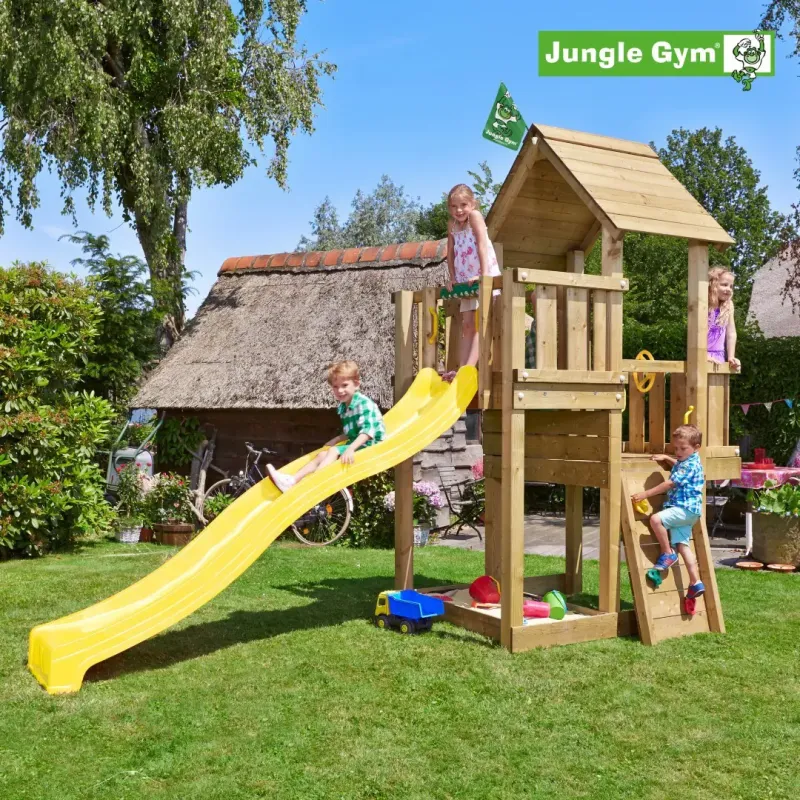Jungle Gym Cubby Legetårn Komplet Ekskl  Rutschebane 804-269b