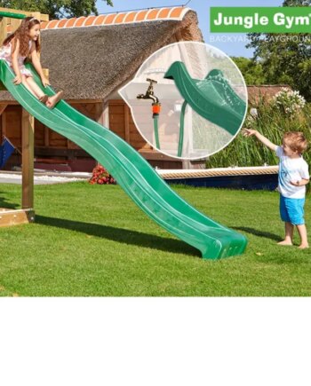 Jungle Gym Rutschebane Mørkegrøn   65 Meter Nyhed