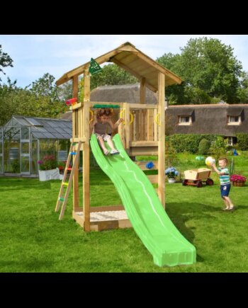 Jungle Gym Sierra Legetårn Komplet Inkl  Grøn Rutschebane 804-291g