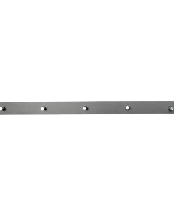 Knagerække   Sort Med   Kroge   Metal 4494050