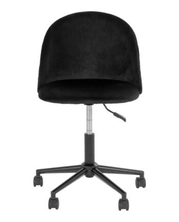 Kontorstol   Sort Velour Med Black Ben Hn1207 1201090