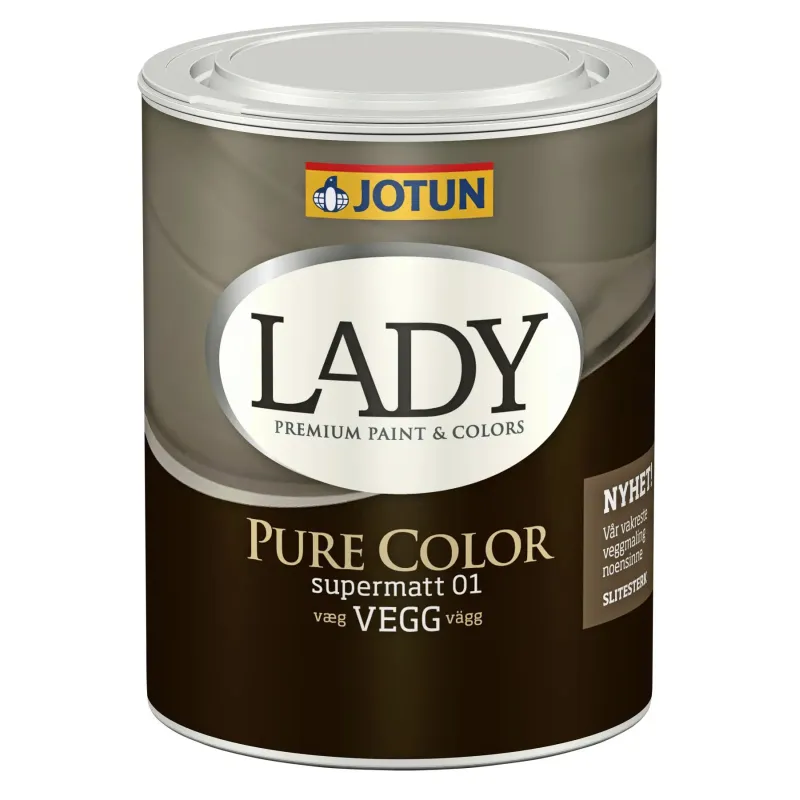 Lady Væg Pure Color Hvid-base   75lt 25wmaaarj