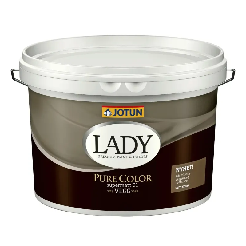 Lady Væg Pure Color Hvid-base 9lt 25wmaakva