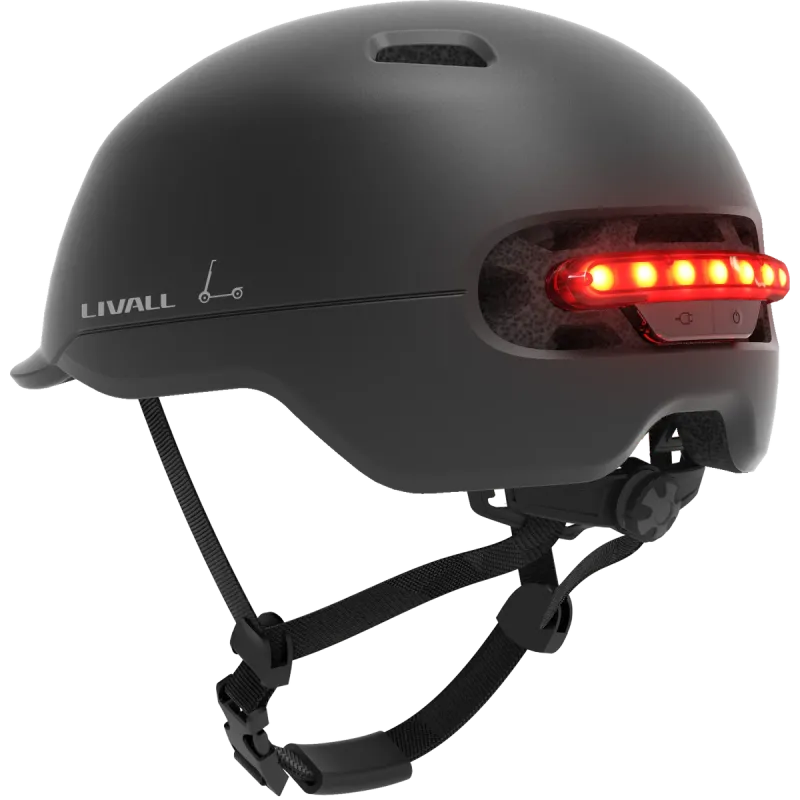 Livall C20 Hjelm Black Medium 54-58 Cm