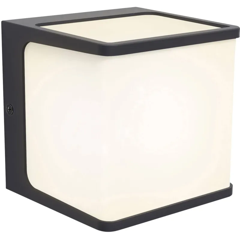 Lutec  Væglampe Udendørs Doblo Grå    110x100x110mm