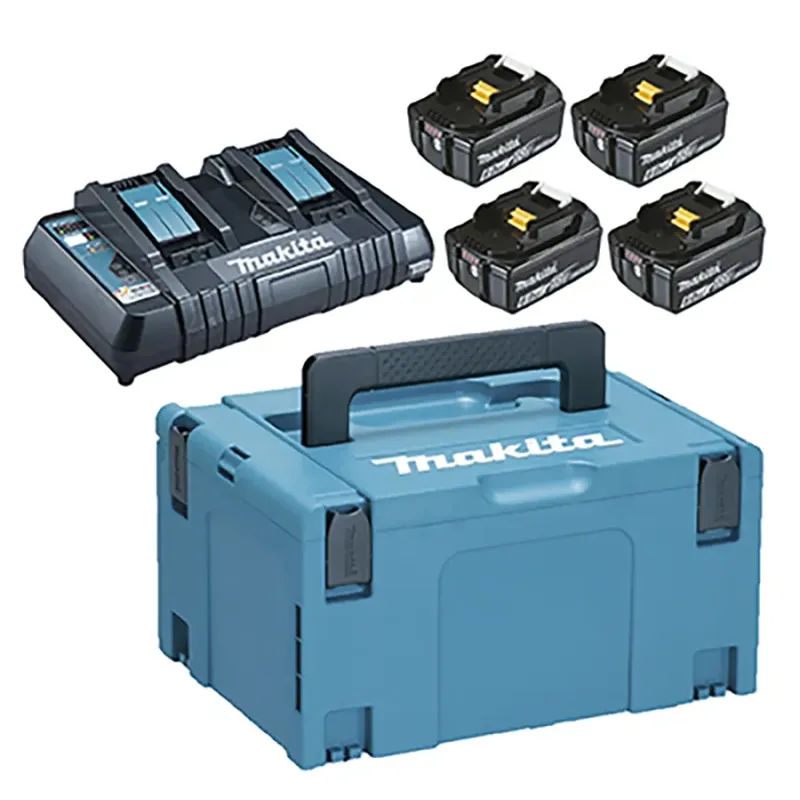 Makita Batteripakke 4xbl1860b Dc18rd 198091-