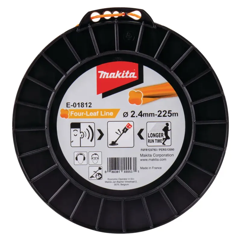 Makita Four-leaf Nylontråd    -225m  -01812