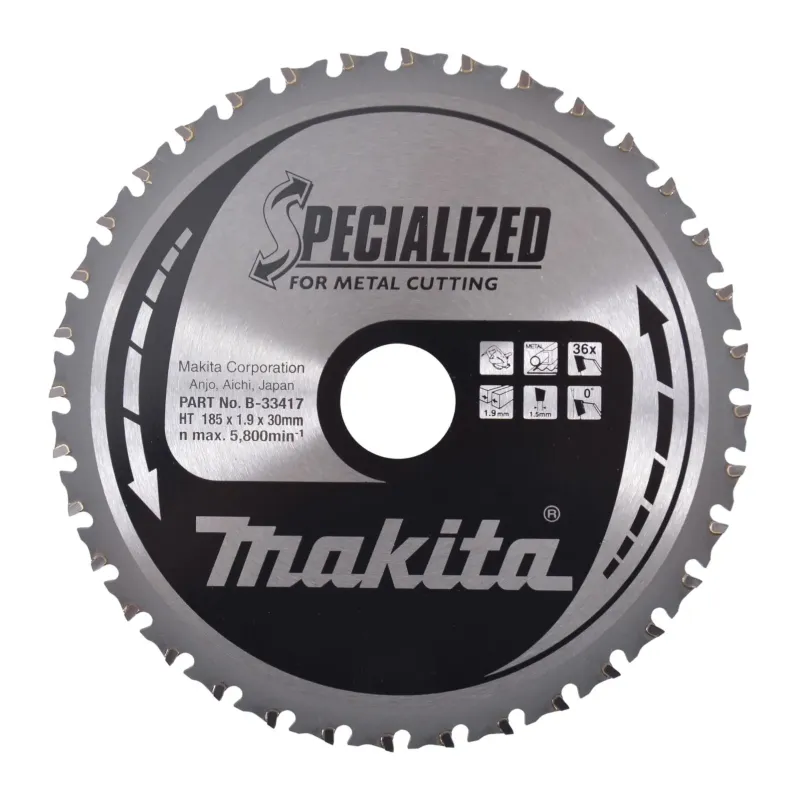 Makita Hm Klinge 185x30x36z Met  -33417