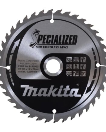 Makita Hm-klinge 165x20x40t Akku  -32960