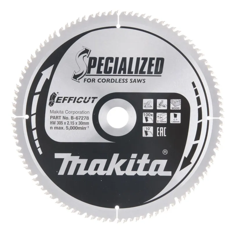 Makita Klinge Tct 305x30mm   100t  -67278