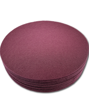 Maroon Gulvslibe Pad 410mm   Stk Pakke
