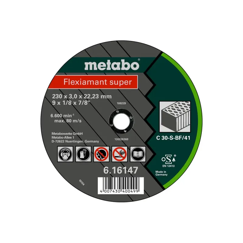 Metabo 4007430402950 616728000 Kvalitetsklasse   30-  Flexiamant Super Sten