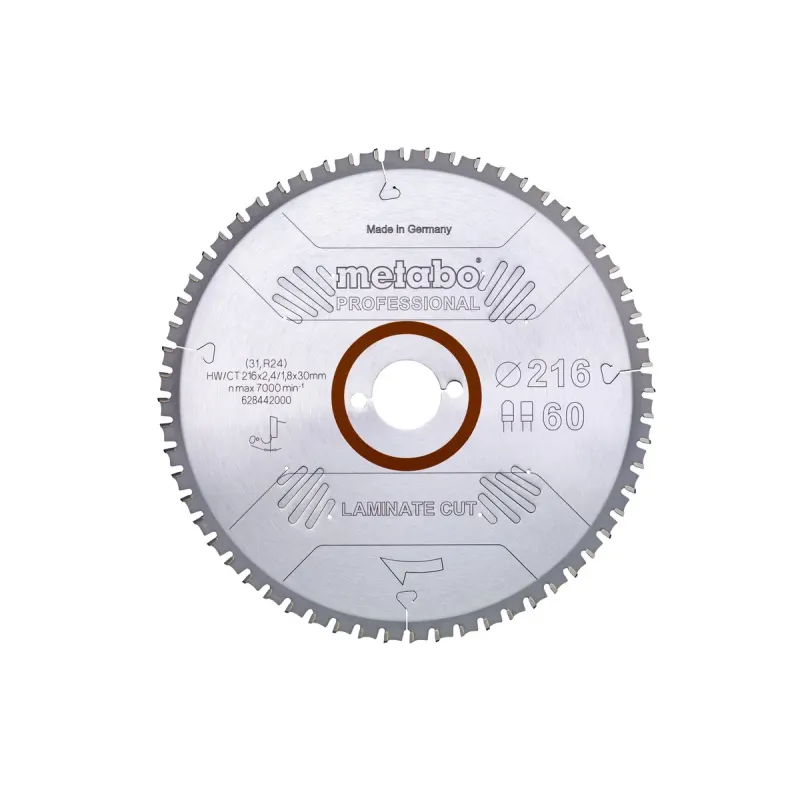 Metabo 4061792173781 628442000 Rundsavklinge Laminate Cut  Kvalitet Professional  Til Semistationære Rundsav