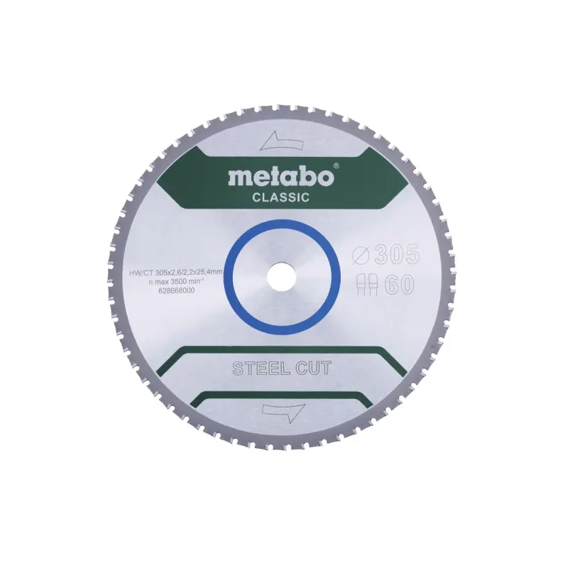 Metabo 4061792174566 628668000 Rundsavklinge Steel Cut  Kvalitet Classic  Til Semistationære Rundsav