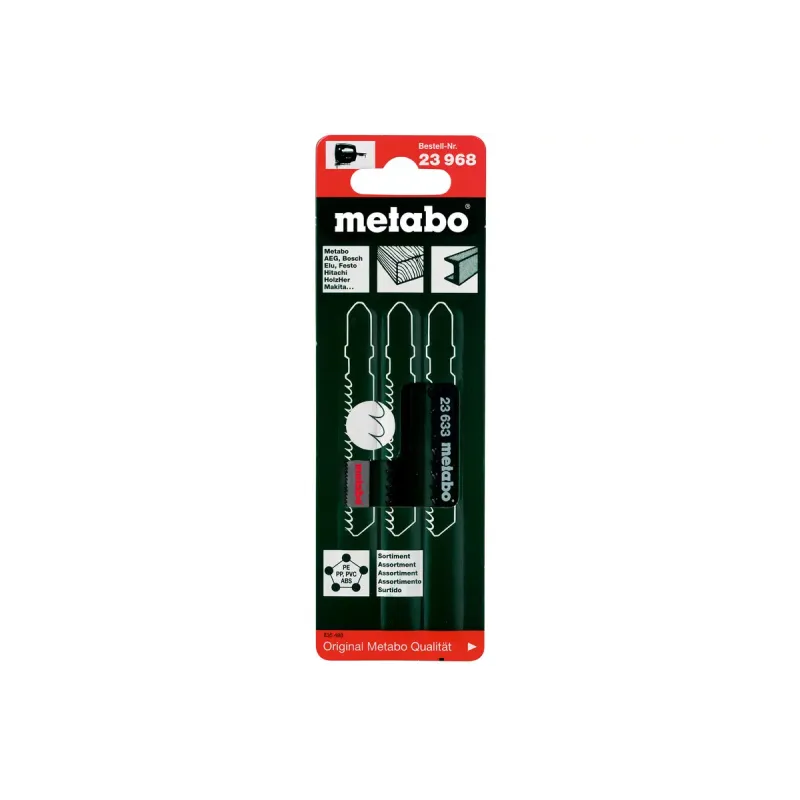 Metabo 4007430408778 623968000 Sortimenter Af Stiksavsklinge Med Enknastskaft