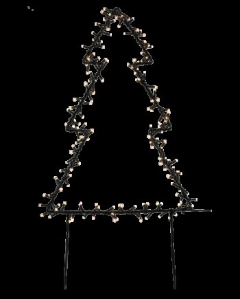 Metal Juletræ 75 Cm  175 Led Lys