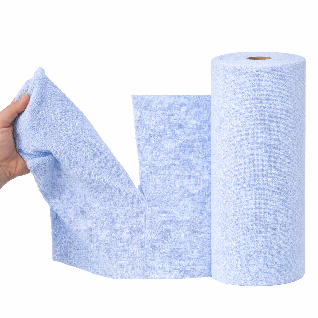 Mikrofiberklude På Rulle 75 Styk