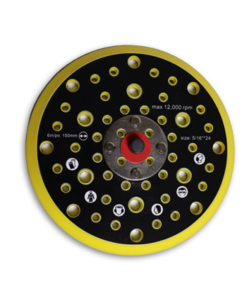 150mm Bagskive Med 52 Huller Til Excentersliber   16 Quot  Montering