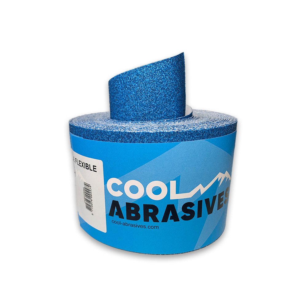 93mmx25m Sandpapir På Rulle Cool Blue Flexible Korn P40