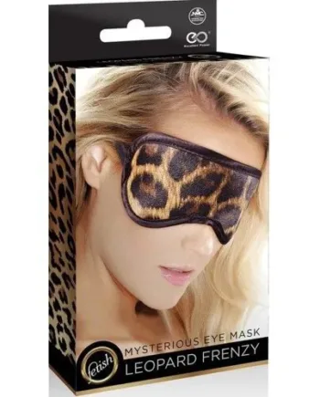 Mysterious Eye Mask Leopard Frenzy