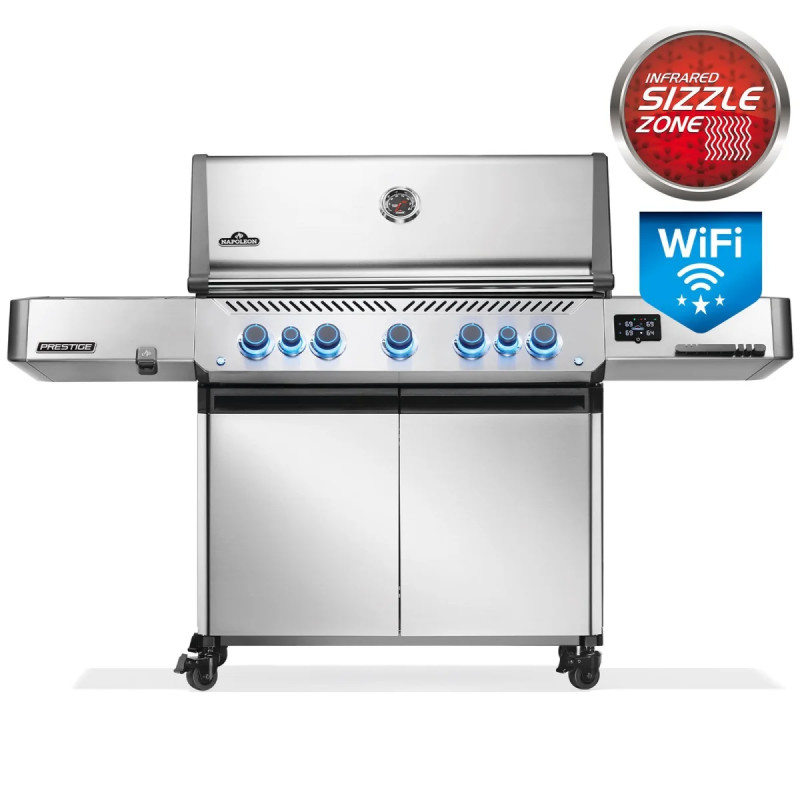 Napoleon Prestige 665 Rustfri Connect Wifi Gasgrill P665vxrsibpss-dk
