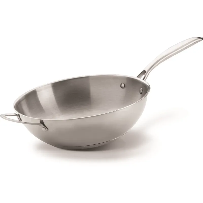 Napoleon Wok  Rustfri  ø29   Cm  Kan Anvendes Til Induktion 70028