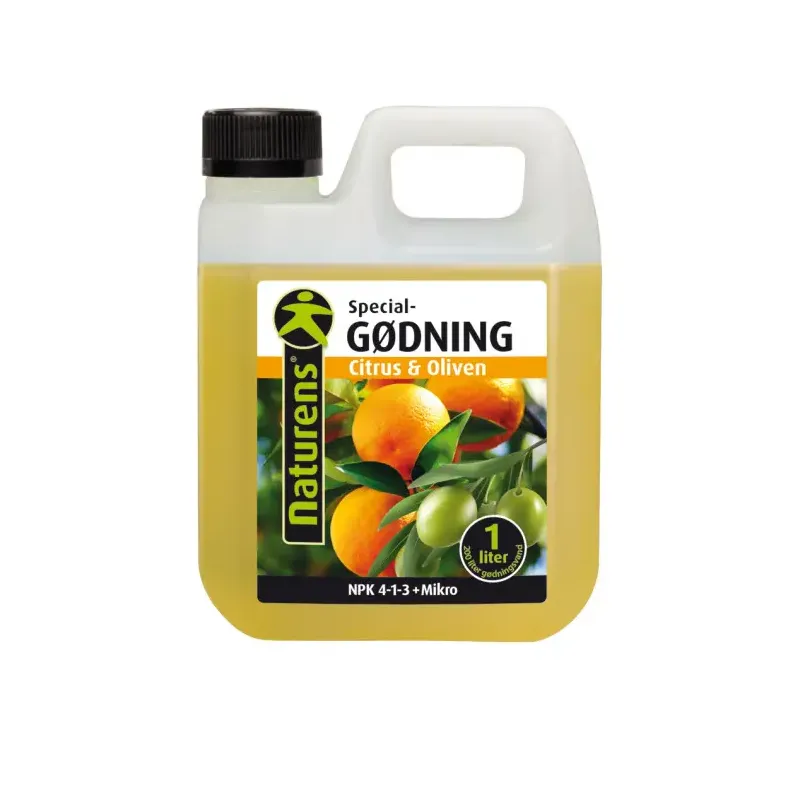 Naturens Gødning Citrus 1lt Oliven Npk - -