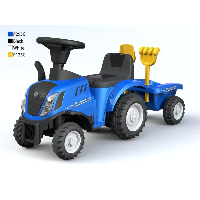 New Holland Tractor Med Trailer Gåbil Licens 6950929